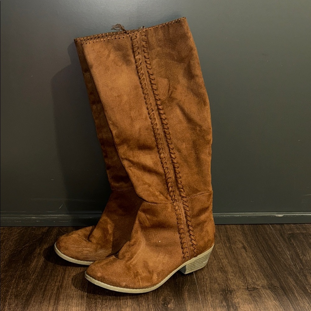 Tall Suede Boots